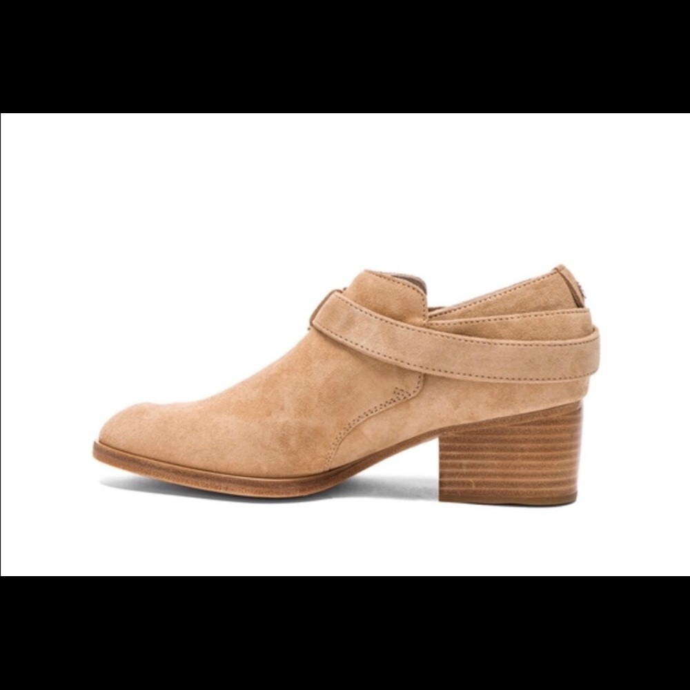 rag & bone Harley Dune Suede Beige Booties 39 8.5